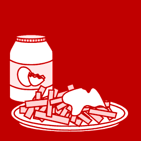 chips with mayonnaise